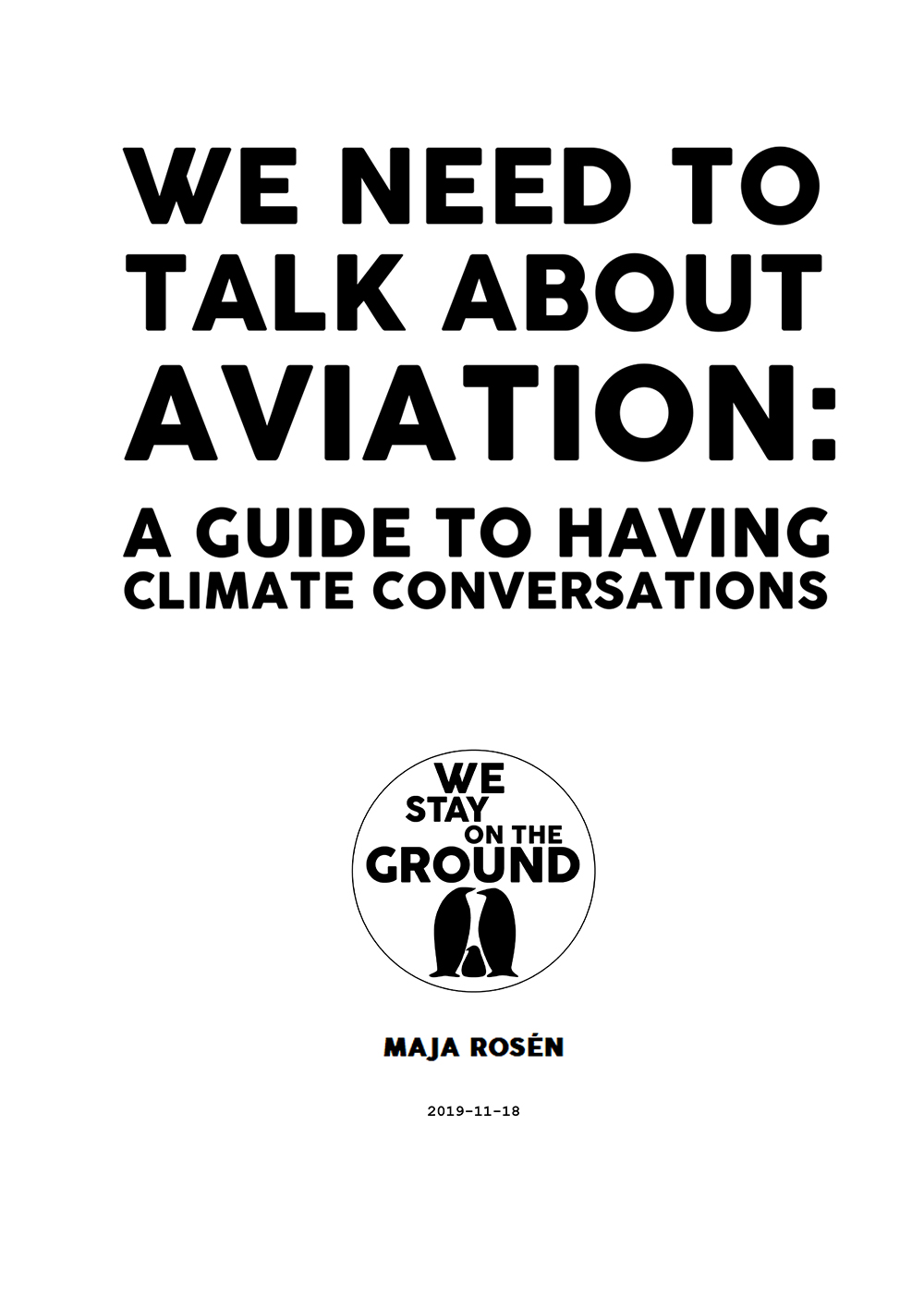 We need to talk about aviation Flight Free Australia